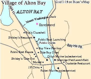 Map of Alton Bay